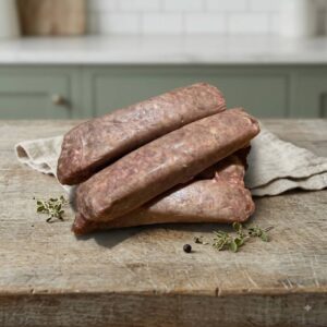 Forest Raised Pork Bratwurst Sausage links, approximately 1 lb package